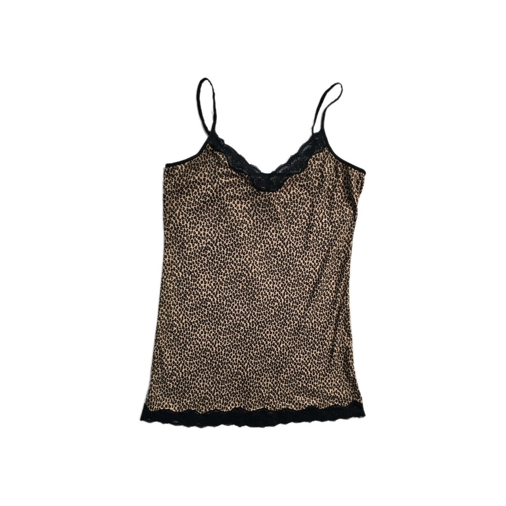 Vintage Women's Dee-dee's Tank Night Gown M Women's Cheetah